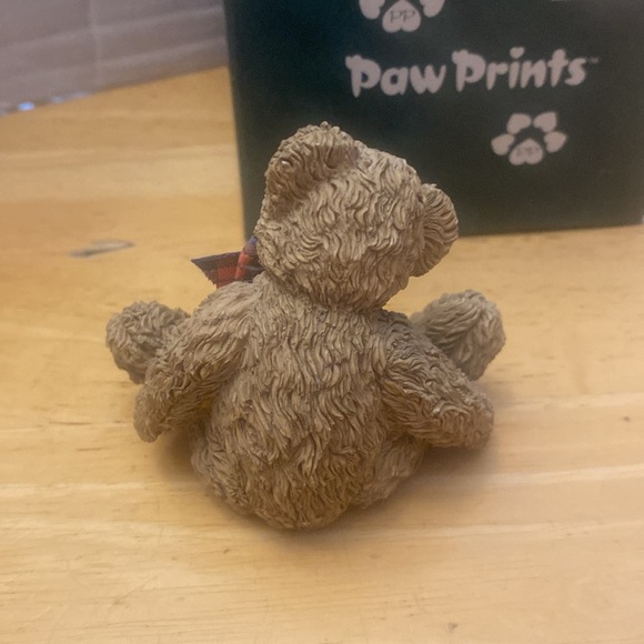 Goebel vintage beau bears paw prints Basil bear figure Has box about 3 in - Picture 3 of 6